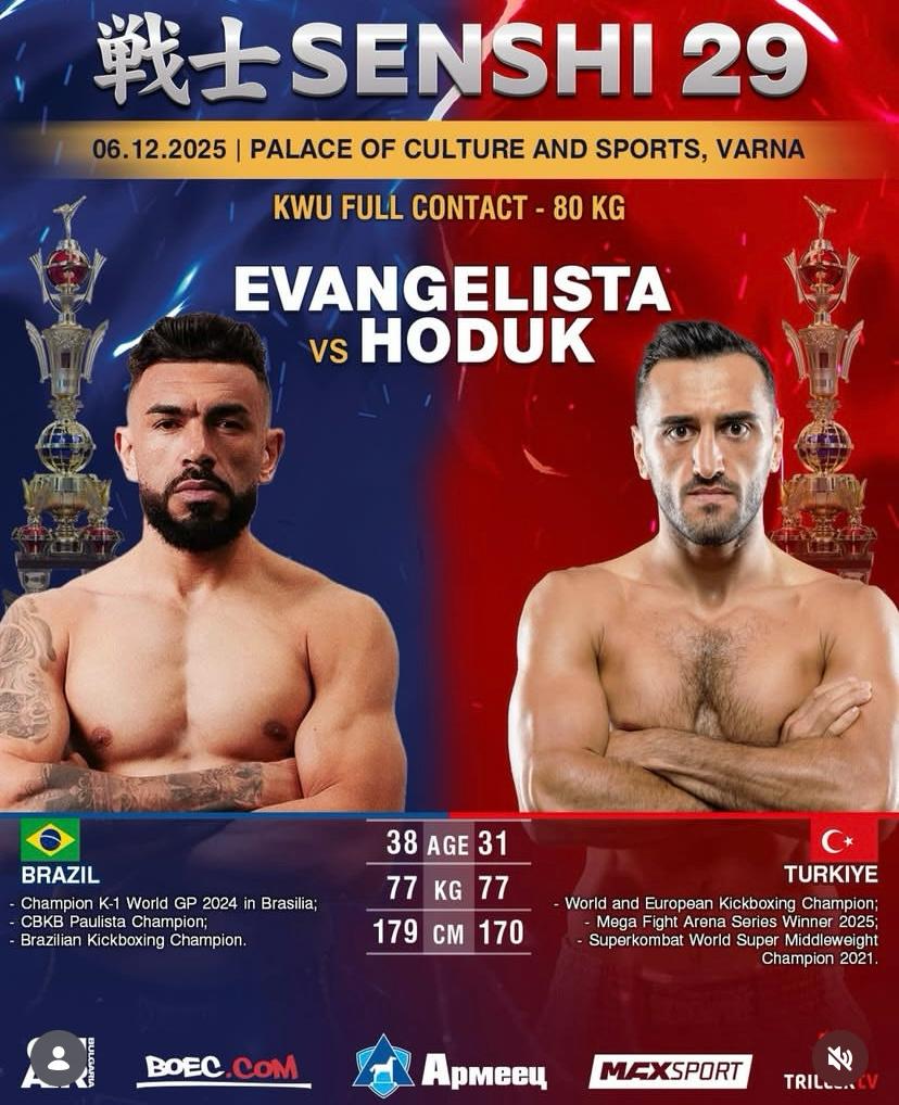 SENSHI 29 · Cicero Evangelista vs Hoduk · Varna