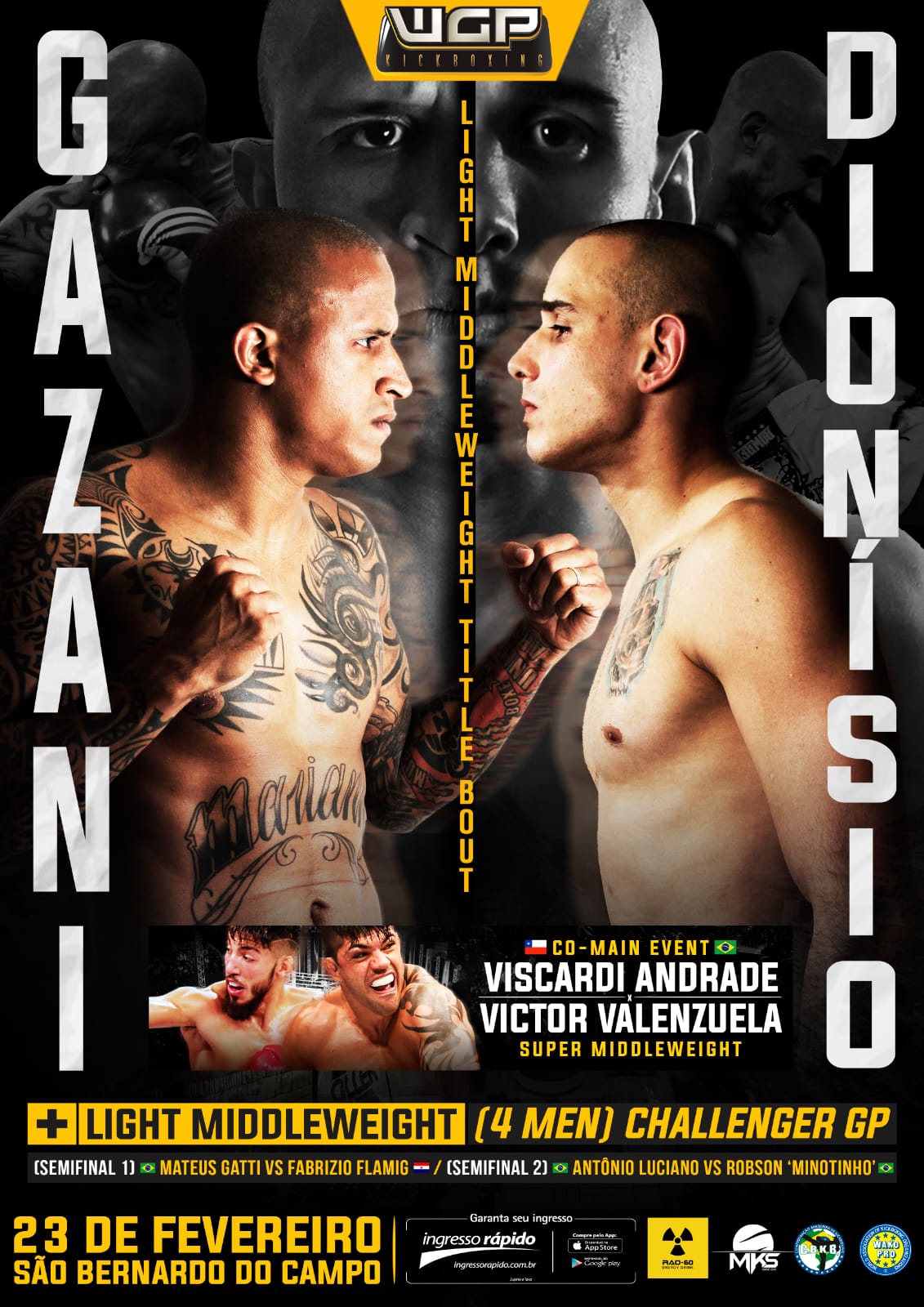 WGP · Gazani vs Dionísio